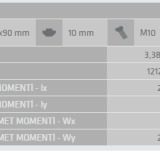 45X90 Sigma Profil 10 Kanal Ağır Tip - Görsel 3