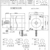 Nema 23 Step motor | 2.2 Nm Step Motor 57Hs22 - Görsel 3